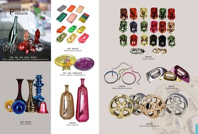 深藍納米噴鍍 金銀鉻層，一噴即成，文化用品的革新之選